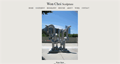 Desktop Screenshot of choisculpture.com
