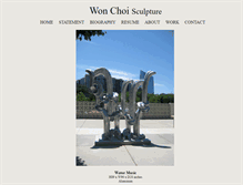 Tablet Screenshot of choisculpture.com
